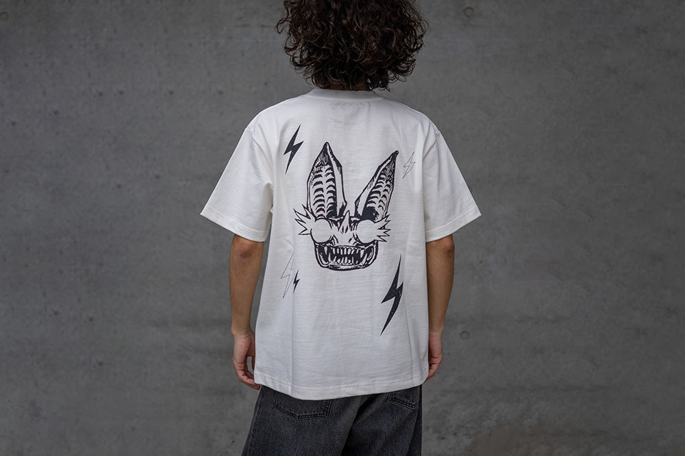 PersonhoodコラボレーションTシャツ  OFF the TOP 10oz ヘビーウェイトTシャツ White 白  日本製 厚手