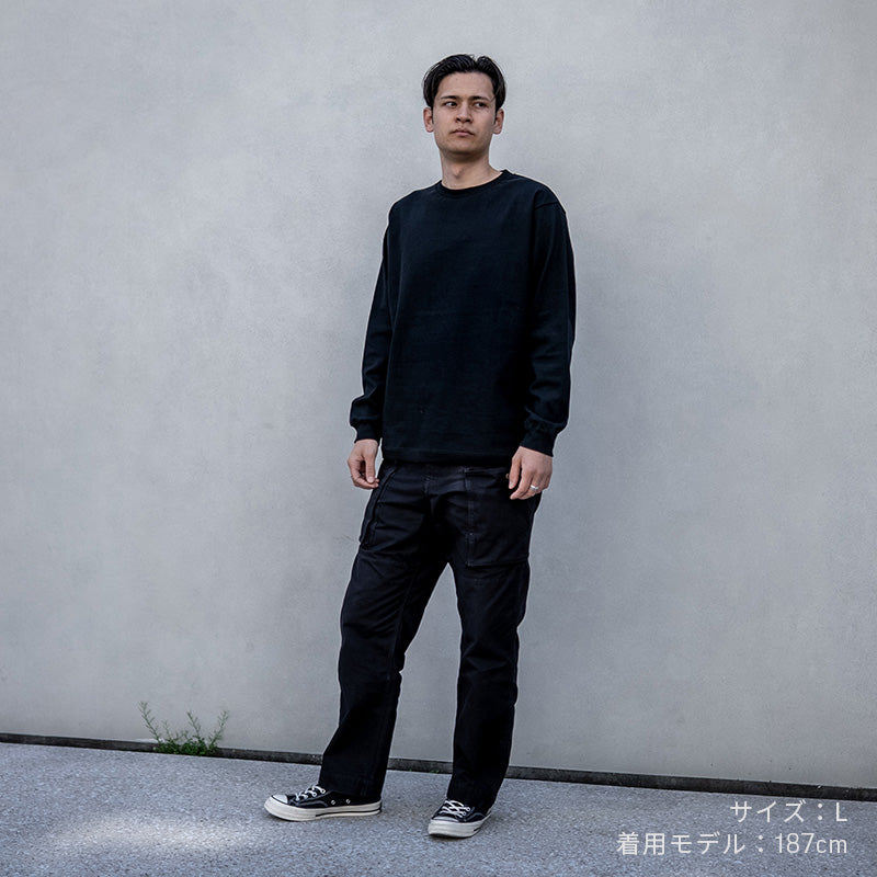 【NEW】10oz ロングスリーブTシャツ - BLACK