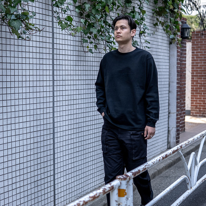 【NEW】10oz ロングスリーブTシャツ - BLACK