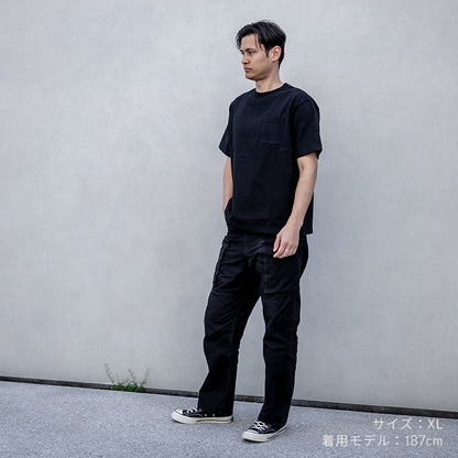 10oz T-shirt BLACK - with Pocket