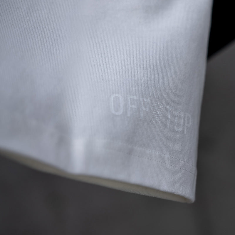 10oz Tシャツ - WHITE with Pocket – OFF the TOP